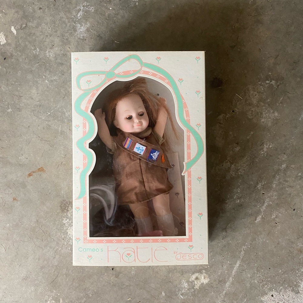 He’s on Cameo Katie Doll in Brownie’s uniform